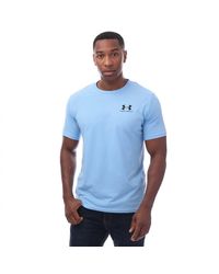 Under Armour - Under Arour Porttye Eft Chet T-hirt Bue X / Reguar An - Lyst