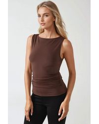 Hiccup - Boat Neck Slim Fit Knitted Top - Lyst