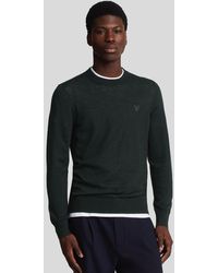 Lyle & Scott - Merino Wool Crew Neck Jumper - Lyst