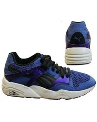 PUMA - Trinomic Blaze Knit Lace Up Casual Shoes Trainers 359996 02 X3B Leather - Lyst