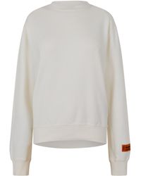 Heron Preston - Logo Recycled Cotton Crewneck Sweatshirt - Lyst