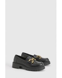 Boohoo - Wide Fit Chunky Chain Loafer - Lyst
