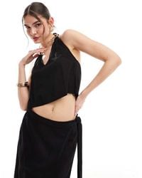 JJXX - Co-Ord Linen Mix Halterneck Top - Lyst