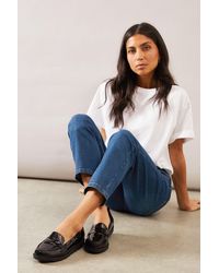 Good for the Sole - Beatrice Faux Leather Saddle Loafers - Lyst