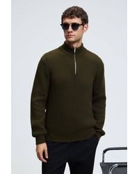 Grimelange - Zipper Collar Knit Jumper - Lyst