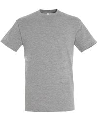 Sol's - Regent Short Sleeve T-Shirt Marl) Cotton - Lyst
