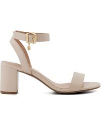 Dune - Ladies Memee Mid Block Heel Sandals - Lyst
