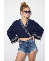Bianco Lucci - Cotton Blouse - Lyst