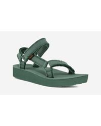 Teva - Midform Universal Canvas Groene Sandalen - Lyst