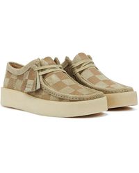 Clarks - Originals Wallabee Cup Check Men's Maple Boots - Lyst
