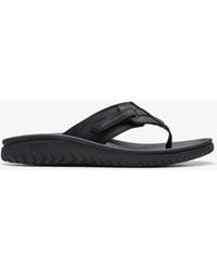 Clarks - Wesley Sun Leather Sandals - Lyst