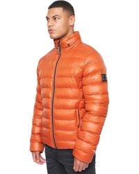 Duck and Cover - Shemmy 2-laags Gewatteerd Jack (oranje) - Lyst