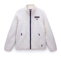 Napapijri - Tynik Sherpa Volledige Rits Fleece Witte Reiger - Lyst