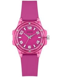 Guess - Mini Hype Watch Gw0880L4 Silicone - Lyst