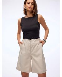 Vero Moda - Nancy Bermuda Shorts - Lyst