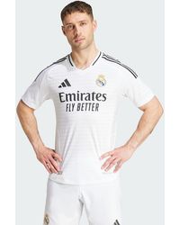 adidas Originals - Real Madrid 24/25 Home Authentic Jersey - Lyst