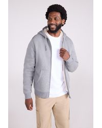 Mountain Warehouse - 'Dalton' Hoodie With Zip Closure Borg Lined Casual Cosy Jumper Cotton - Lyst