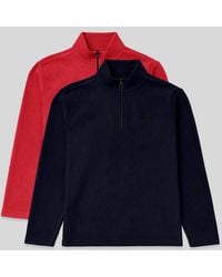 TOMMY LIFE - Half-Zip Plush Sweatshirt - Lyst