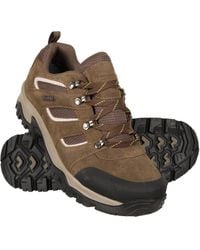 Mountain Warehouse - 'Voyage' Waterproof Shoes Rubber Outsole Toe Bumper Walking Trekking Footwear Synthetic Leather - Lyst
