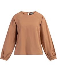 Dreimaster - Blouse Dames Lichte Roest - Lyst