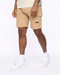 Crosshatch - Utilate Elastic Waist Cargo Shorts - Lyst