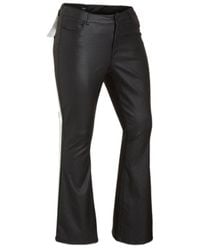 Vero Moda - Coated High Waist Flared Jeans Vmsiga Zwart - Lyst