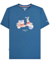 Lambretta - Scooter Flag Big & Tall T-Shirt (Dark) Cotton - Lyst