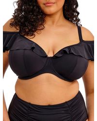 Elomi - Plain Sailing Ruffle Bikini Top - Lyst