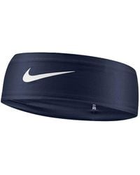 Nike - Dri-Fit Stirnband (Marineblau/Weiß) - Lyst
