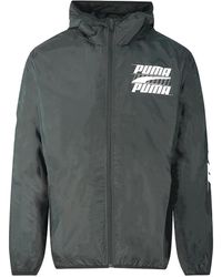 PUMA - Rebel Windbreaker Jacket - Lyst