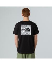 The North Face - Nse Box Celebration T-Shirt Tnf Cotton - Lyst