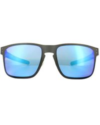 Oakley - Sunglasses Holbrook Metal Oo4123-07 Matt Gunmetal Prizm Sapphire Polarized - Lyst