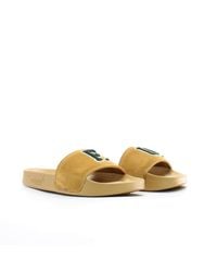 PUMA - Rihanna Fenty Fu Suede Leather Slip On Sandals 367087 02 - Lyst