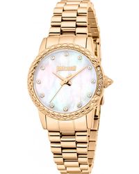 Just Cavalli - Jc1L310M0065 Ladies Animalier Fiorenza Snake Watch - Lyst