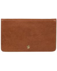 Conkca - 'Cherish' Dark Leather Clutch Bag - Lyst