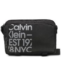 Calvin Klein - Multi-Pocket Adjustable Strap Across-Body Bag - Lyst