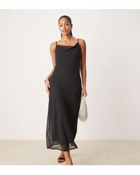 Jdy - Tall Stud Details Midaxi Dress - Lyst