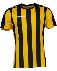 Hummel - Stripe Regular Fit Crew Neck T-Shirt - Lyst