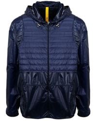 Moncler - Genius X Craig Marineblauw Gewatteerd Jack Met Capuchon En Ritssluiting - Lyst
