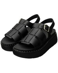 Fitflop - Gen-Ff Max Fisherman Tumbled Leather Sandals - Lyst