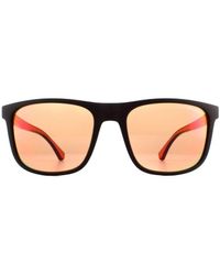 Emporio Armani - Sunglasses Ea4129 5752F6 Matte Mirror - Lyst