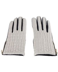 Class Roberto Cavalli - Lambskin Leather Gloves - Lyst