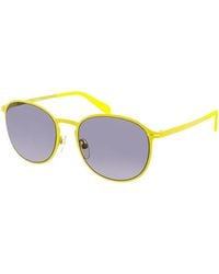 Calvin Klein - Ck2137S Oval-Shaped Metal Sunglasses - Lyst