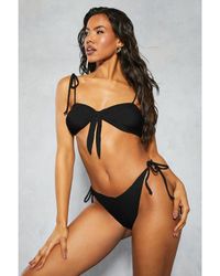 MissPap - Tie Side Thong Bikini Bottom - Lyst