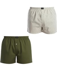 Abanderado - 2-Pack Essential Cotton Boxer Shorts With Opening Aadxy - Lyst