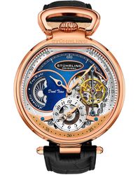 Stuhrling - Modena Dual Time Automatic 46Mm Skeleton - Lyst