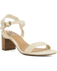 Dune - Jaliz Open Toe Block Heel Shoes - Lyst