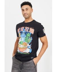 Brave Soul - Cotton Graphic Print Short Sleeve T-Shirt - Lyst