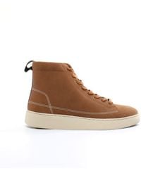 Lyle & Scott - Shankly Mid Trainers Nubuck Leather - Lyst