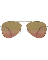 Privé Revaux - Prive Aviator Champagne Mirror Commando Mini Metal - Lyst
